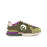 Autre image de MIA NEW JOGGER W - SUEDE/NUBK/KNIT - VERT OLIVE/ VERT KIWI