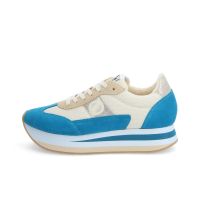 Autre image de FLEX M JOGGER W - SUEDE/SDE/KNIT - BLEU/BEIGE/BLANC CASSE