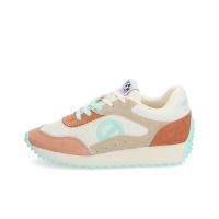 Autre image de PUNKY JOGGER W - KNIT/SUEDE/SUED - BLANC CASSE/MELON/TURQUOISE