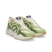 KRAZEE RUNNER M - SUEDE/MESH/SUED - VERT POMME/BEIGE/VERT SAUGE