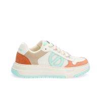 Autre image de ALISON SNEAKER W - SUEDE/MESH/SUED - MELON/BLANC CASSE/TURQUOISE