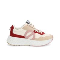 Autre image de CARTER JOGGER W - SUEDE/KNIT/SUED - BEIGE/BLANC CASSE/ROUGE