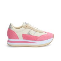 Autre image de FLEX M JOGGER W - SUEDE/SDE/KNIT - ROSE/BEIGE/BLANC CASSE