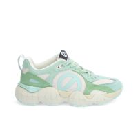 Autre image de KRAZEE MILKSHAKE W - SUEDE/KNIT/SUED - TURQUOISE/BLANC CASSE/VERT MENTHE